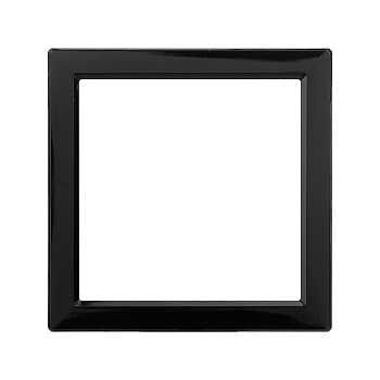 Декоративная вставка для металлических рамок Avanti черная, 1 пост (2 мод.)