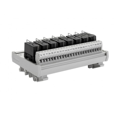 Релейный модуль двойной RMG-8 (24V AC/DC 10 A.)