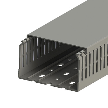 KKD 8080; Перфорированный короб с крышкой, 80x80 (ШxВ)(20м/упак)