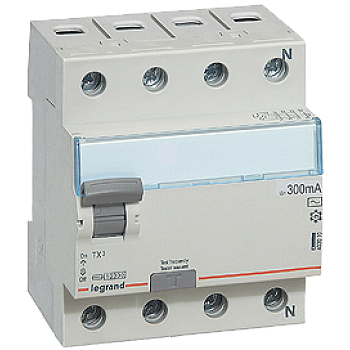 Выключатель дифференциального тока (УЗО)TX3 4п 63А 300мА AC
