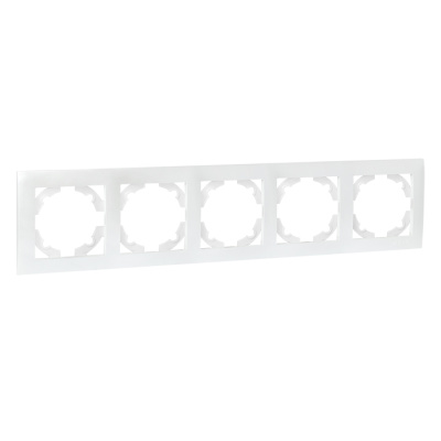 Валенсия Рамка 5-местная жемчуг EKF