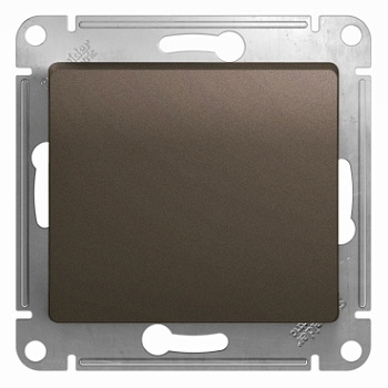 GLOSSA 1-клавишный ВЫКЛЮЧАТЕЛЬ, сх.1, 10АХ, механизм, ШОКОЛАД