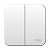 BLANCA О/У 2-клавишный ВЫКЛЮЧАТЕЛЬ (сх.5) ИЗОЛ.ПЛ., 10А, 250В,БЕЛЫЙ