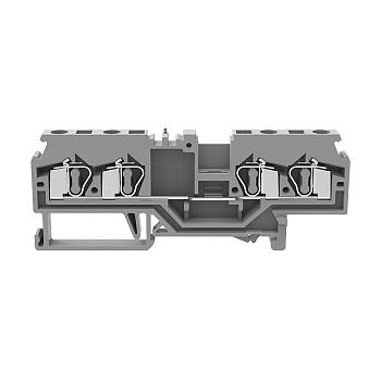 WS4-QU-01P-11-00A(H), Клемма пружинная WS, 4 мм.кв., 4C, серый, шт