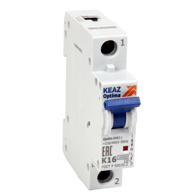 Выключатель автоматический модульный OptiDin BM63-1Z20-10-УХЛ3