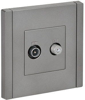 FORTE&PIANO Роз. двойная TV+SAT FP538 ст. IEK FORTE&PIANO Роз. двойная TV+SAT FP538 ст. IEK