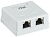 ITK Настенная инф. розетка RJ45 кат. 5E FTP 2-порт ITK Настенная инф. розетка RJ45 кат. 5E FTP 2-порт