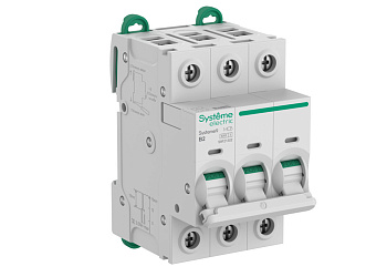 Systeme9 Автоматический выключатель (АВ) B 2A 3P 6kA 400В