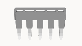 DFA4-05P-11-00A(H), 5П, Перемычка DFA для клемм DC, 4 мм.кв, серый, шт