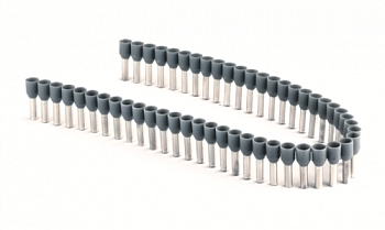 Наконечник-гильза 8 мм с изолир.фланцем 2,50 кв.мм серый (НШВИ-Л) Наконечник-гильза 8 мм с изолир.фланцем 2,50 кв.мм серый (НШВИ-Л)