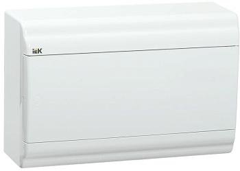 PRIME Корпус пластиковый ЩРН-П-12 белый/белая дверь IP41 IEK PRIME Корпус пластиковый ЩРН-П-12 белый/белая дверь IP41 IEK