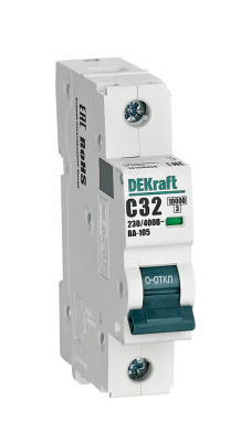 Авт. выкл. 1P 32A х-ка C ВА-105 10кА
