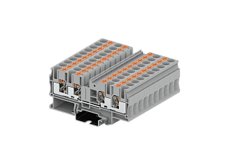 TP6-4-GY Клемма TP 2-2 проходная, сеч. 6мм2, сер.