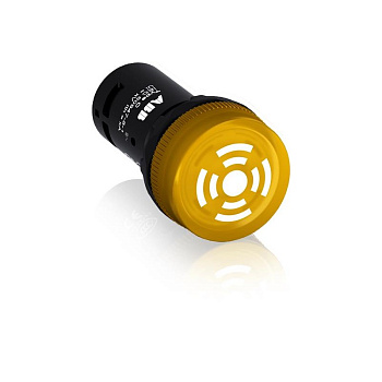 Зуммер CB1-610Y с пульсирующим сигналом, с подсветкой, жёлтый, 24 В AC/DC