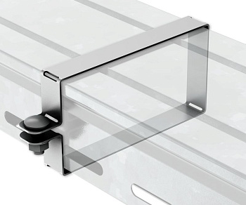 Хомут крышки лотка 50х150мм универсальный EZ IEK Хомут крышки лотка 50х150мм универсальный EZ IEK