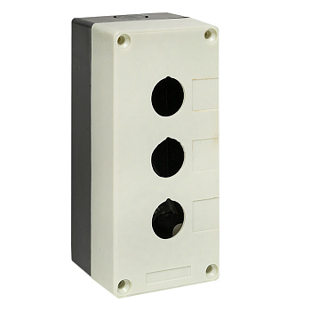 Корпус КП103 пластиковый 3 кнопки белый EKF PROxima Корпус КП103 пластиковый 3 кнопки белый EKF PROxima