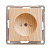W59 РОЗЕТКА без заземления со шторками, 16А, механизм, СОСНА