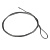 Трос стальной с петлей 1 м (2 мм) EKF