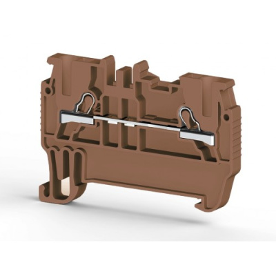 PYK 1,5M ; Клеммник пружинный быстрозажимной (Push in), 1,5мм.кв. (коричневый)