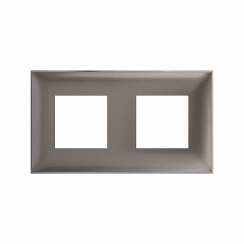 Рамка "Avanti", "Серый жемчуг", 2 поста (4 мод.)