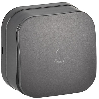 GLORY Выключ. 1-кл. самов о/у 10А ВСс20-1-0-ХСм сталь м. IEK