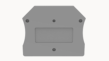 D-DC6-01P-11-00A(H), Концевая крышка, для DC6/10, серый, шт