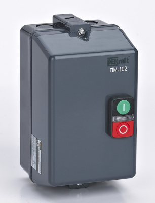 Пускатель электромагнитный 12А AC380/400В 50/60Гц в пластиковой оболочке