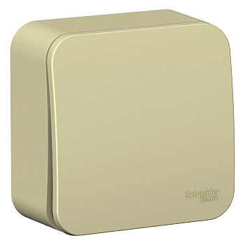 BLANCA О/У 1-клавишный ВЫКЛЮЧАТЕЛЬ (сх.1) ИЗОЛ.ПЛ., 10А, 250В,БЕЖЕВЫЙ