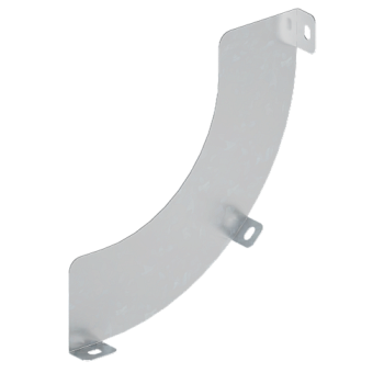 Перегородка SEP для угла CS90 H100, в комплекте с крепежными элементами и необходимыми для монтажа, г/о